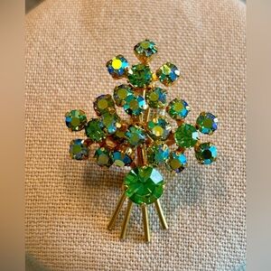 Vintage Rhinestone Brooch